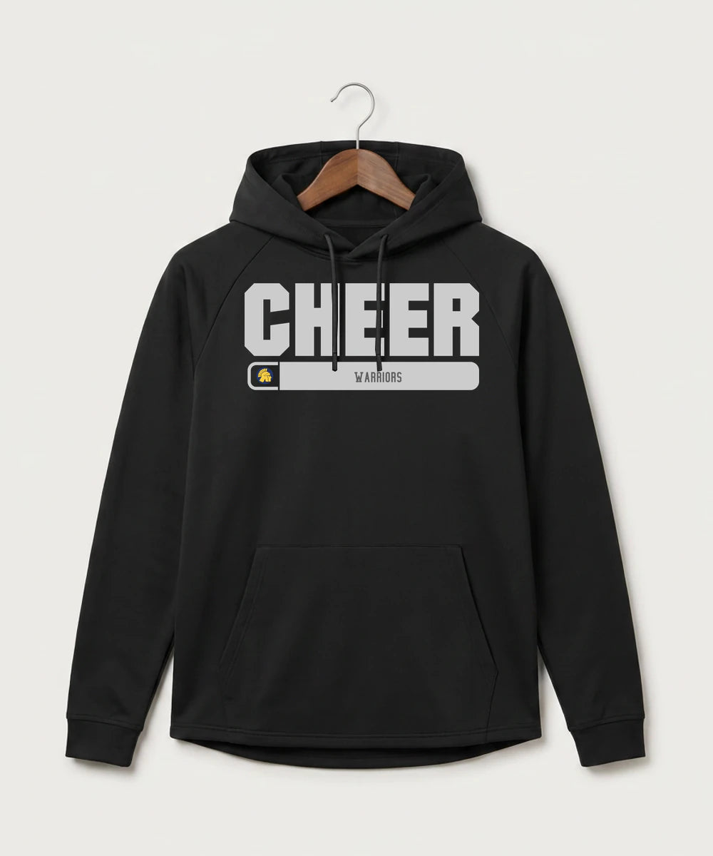 Wausau West High School Cheer - Black Hoodie - Full Front
