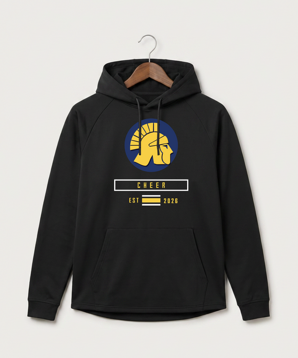 Wausau West High School Cheer - Black Hoodie - Full Front