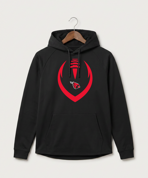 Forreston Football - Black Hoodie - Full Front