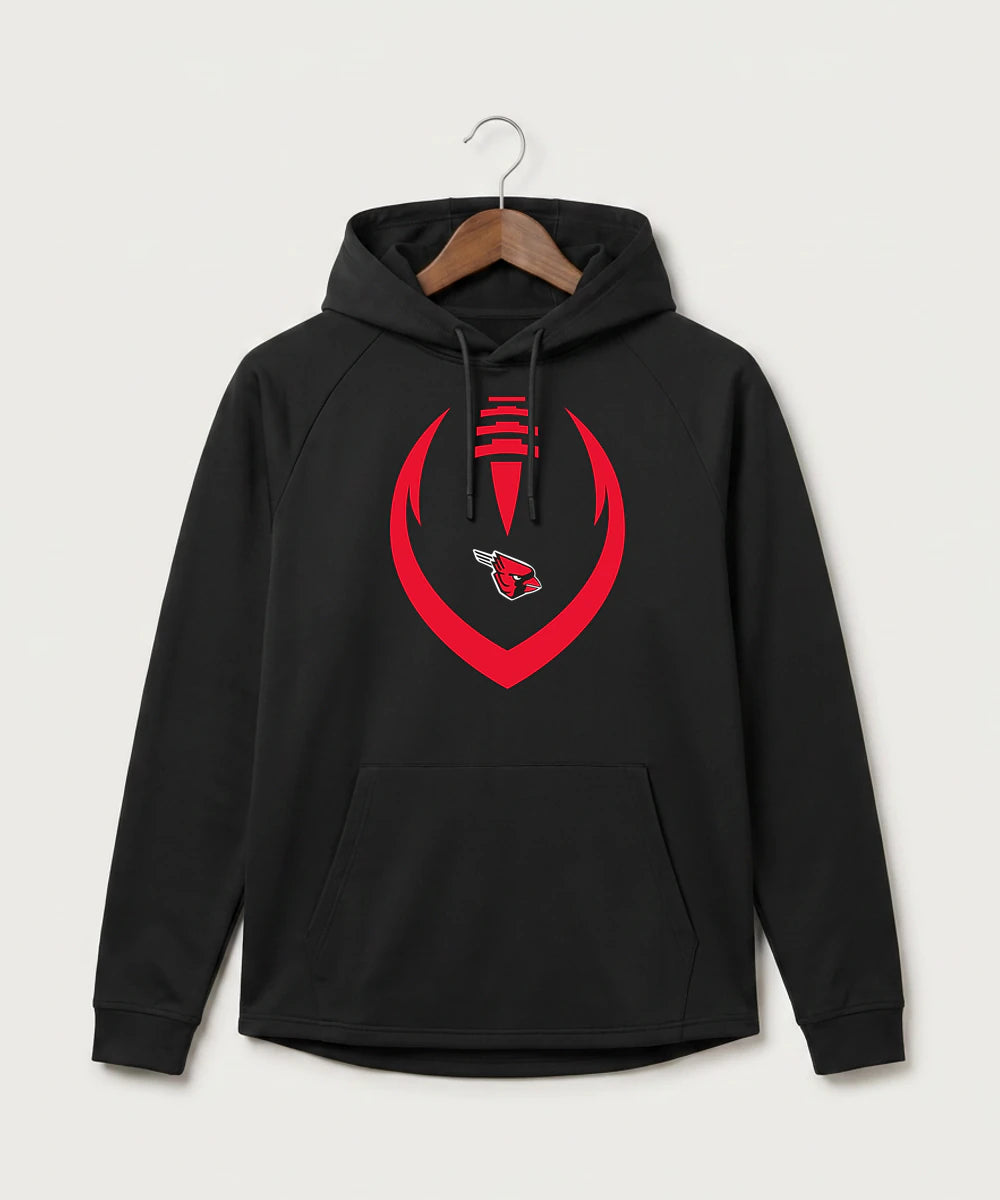 Forreston Football - Black Hoodie - Full Front