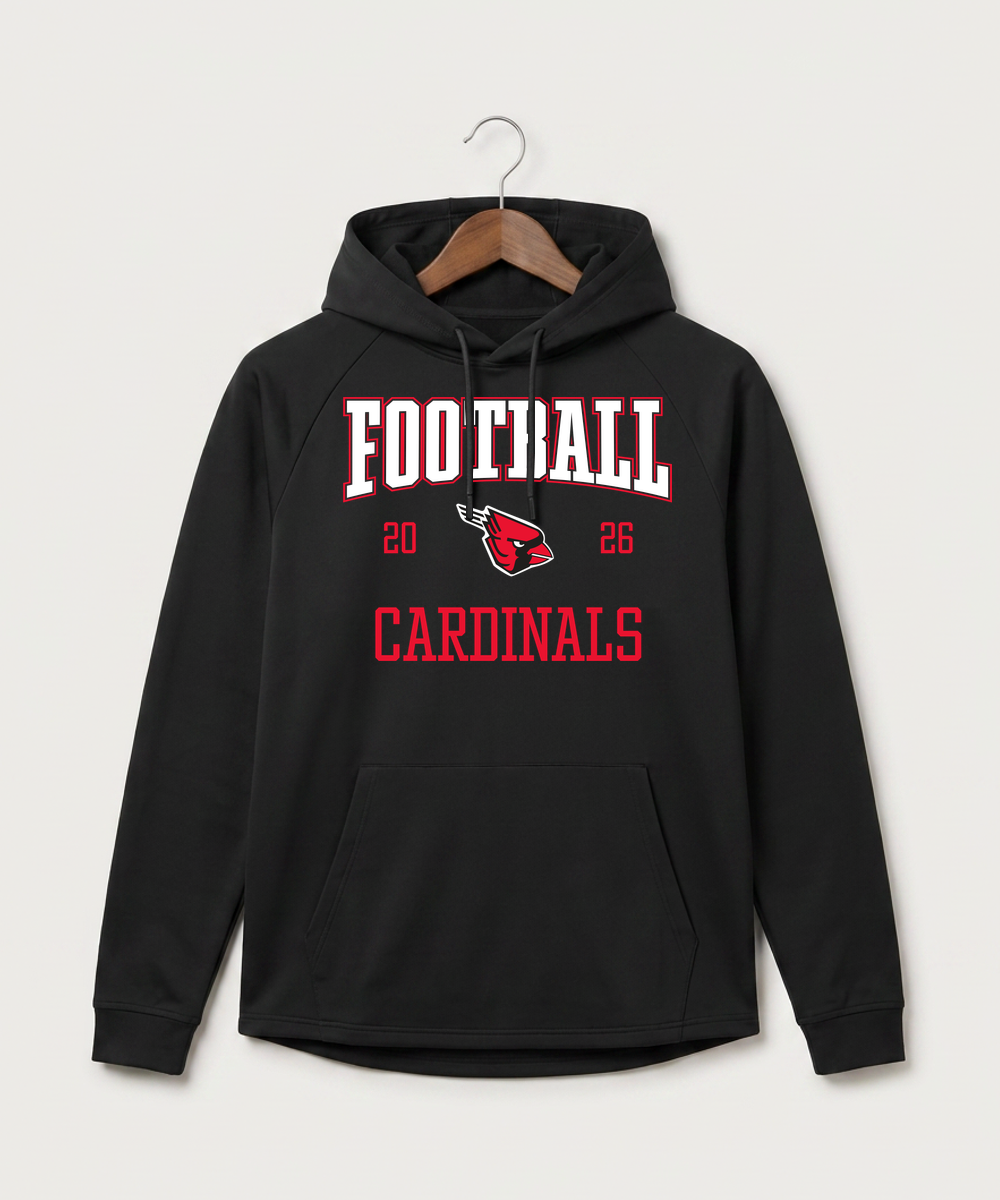 Forreston Football - Black Hoodie - Full Front
