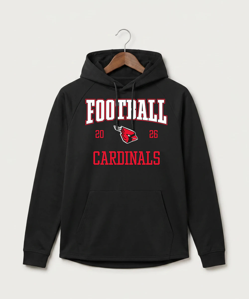 Forreston Football - Black Hoodie - Full Front