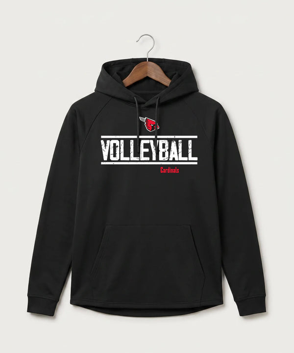 Forreston Volleyball - Black Hoodie - Full Front