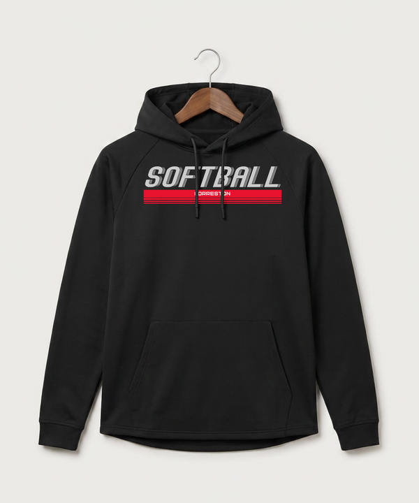 Forreston Softball - Black Hoodie - Full Front