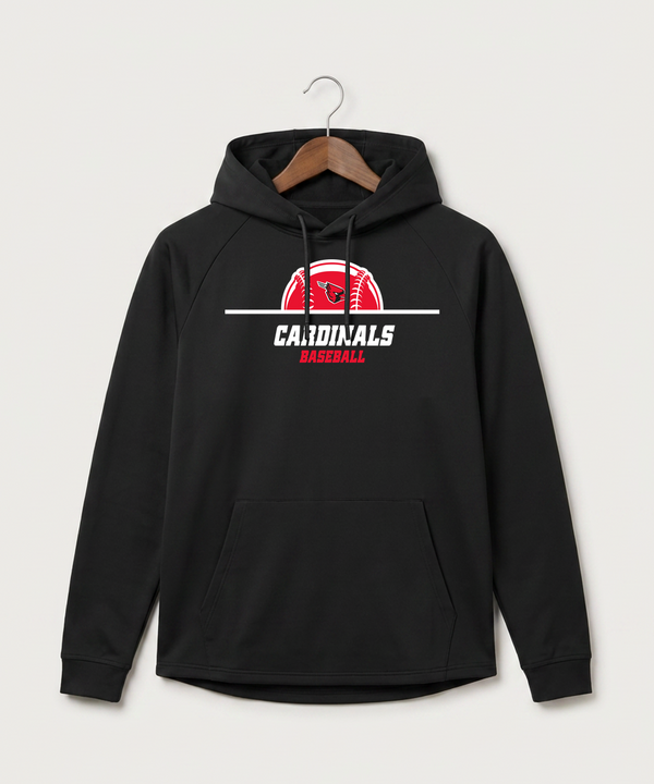 Forreston Baseball - Black Hoodie - Full Front