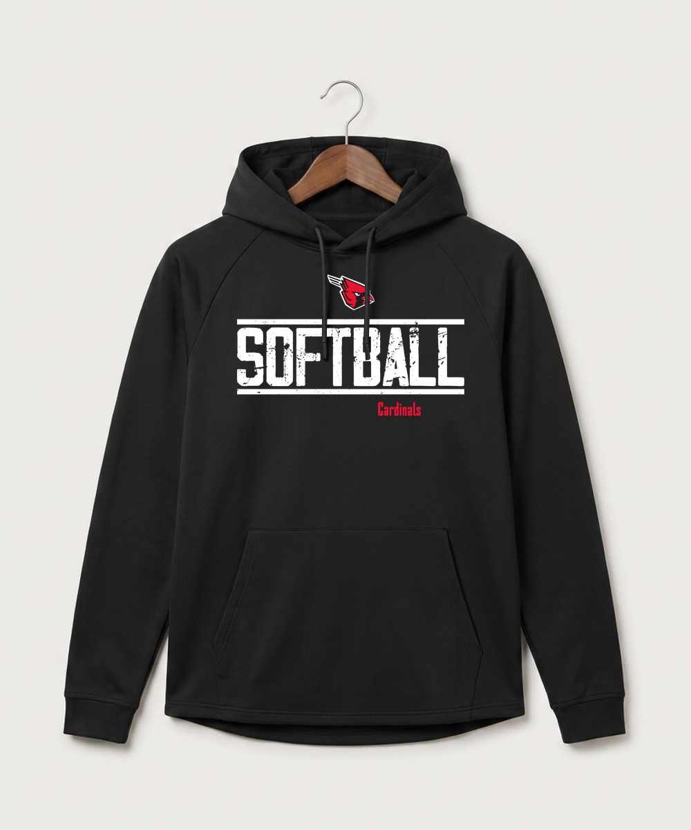 Forreston Softball - Black Hoodie - Full Front