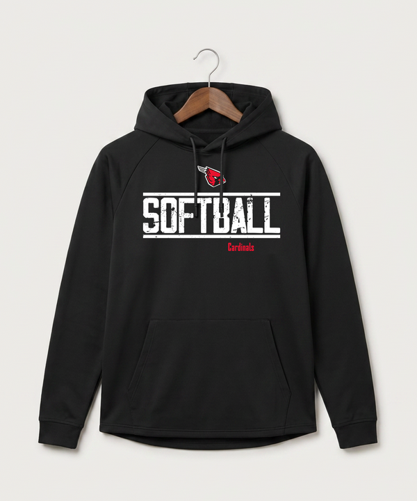 Forreston Softball - Black Hoodie - Full Front