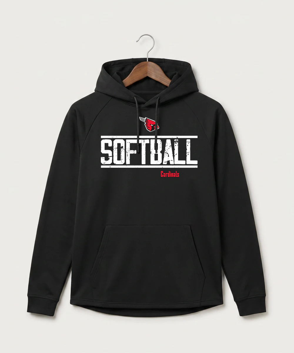 Forreston Softball - Black Hoodie - Full Front