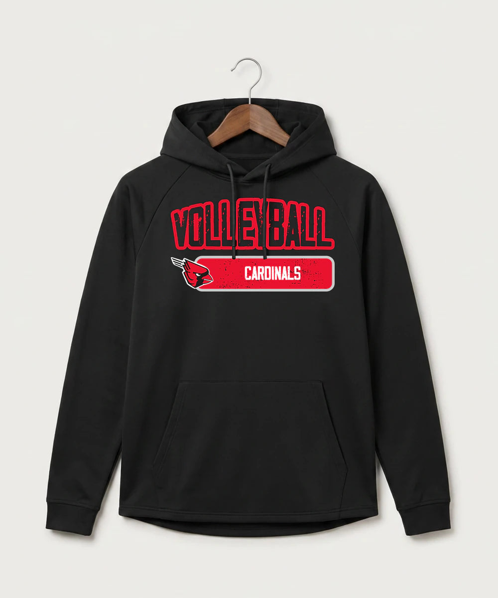 Forreston Volleyball - Black Hoodie - Full Front
