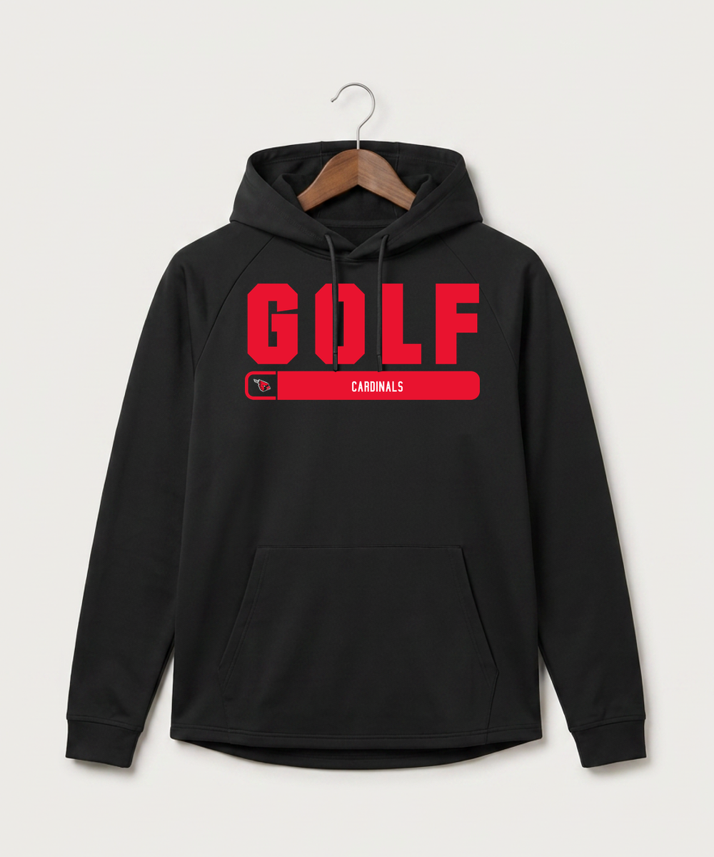 Forreston Golf - Black Hoodie - Full Front
