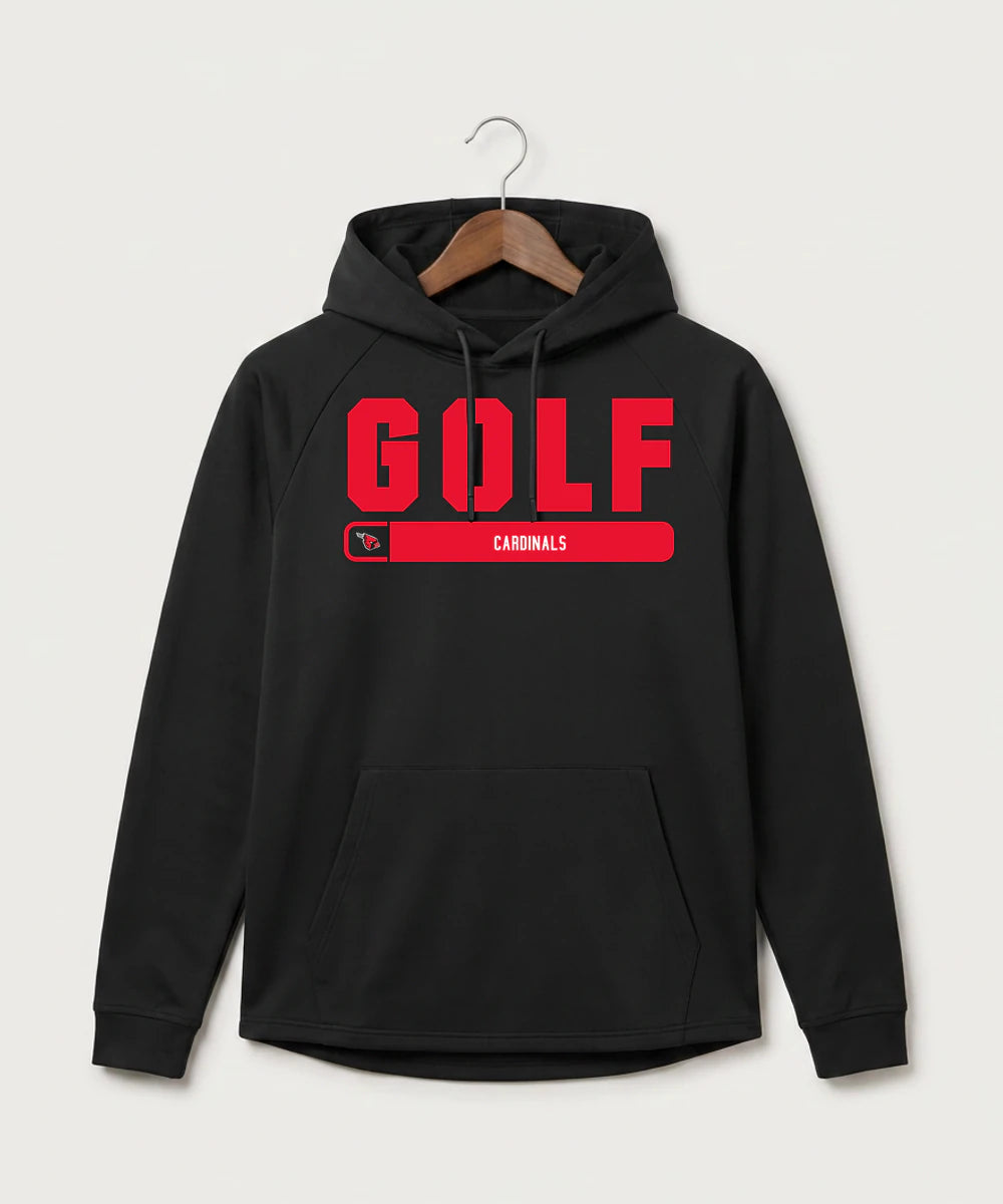 Forreston Golf - Black Hoodie - Full Front