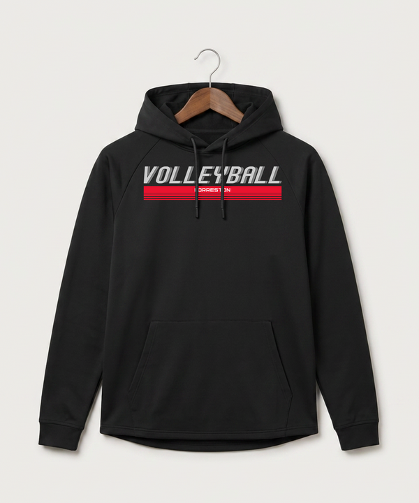 Forreston Volleyball - Black Hoodie - Full Front