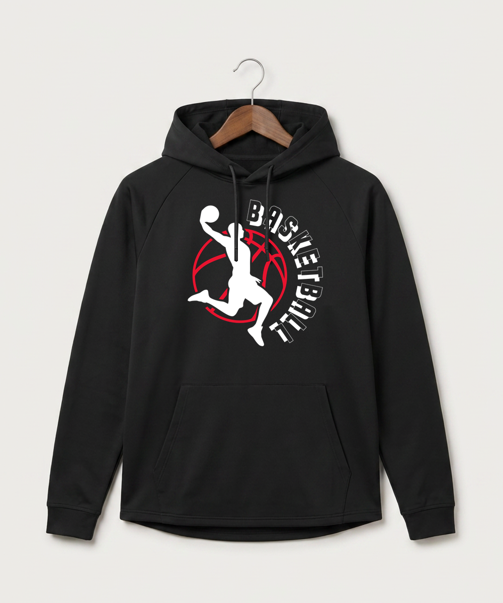 Forreston Basketball - Black Hoodie - Full Front