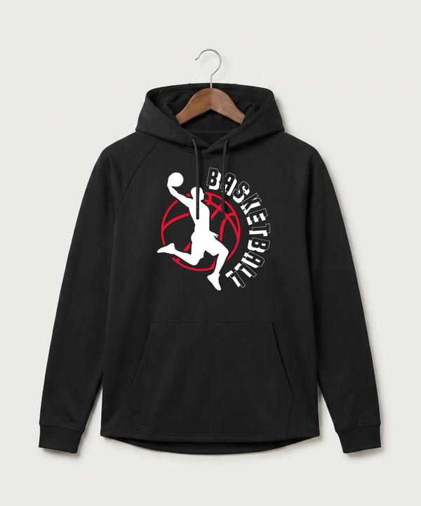 Forreston Basketball - Black Hoodie - Full Front