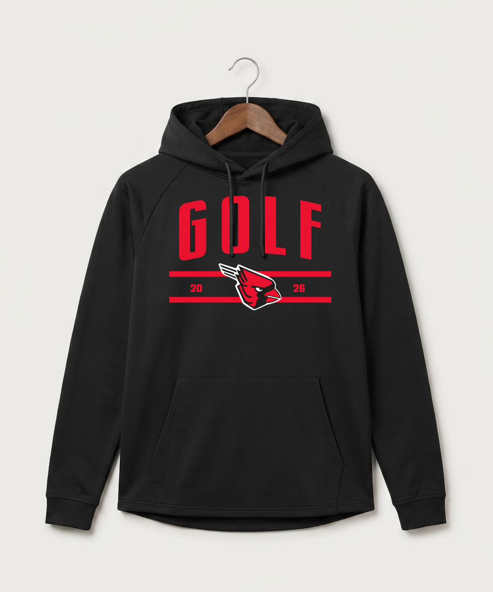 Forreston Golf - Black Hoodie - Full Front