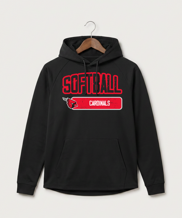 Forreston Softball - Black Hoodie - Full Front