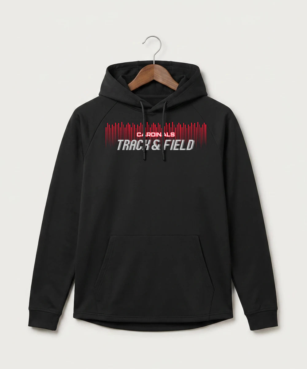 Forreston Track and Field - Black Hoodie - Full Front