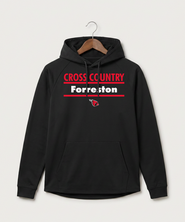 Forreston Cross Country - Black Hoodie - Full Front