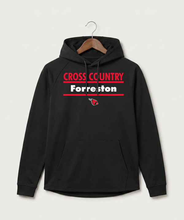 Forreston Cross Country - Black Hoodie - Full Front