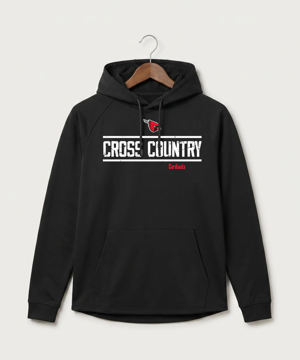 Forreston Cross Country - Black Hoodie - Full Front