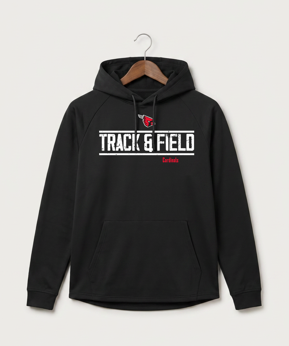 Forreston Track and Field - Black Hoodie - Full Front