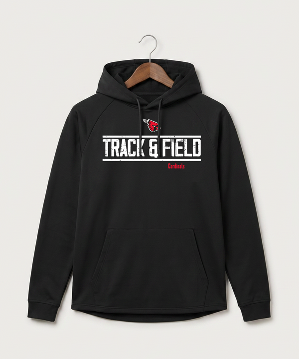 Forreston Track and Field - Black Hoodie - Full Front
