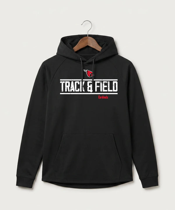 Forreston Track and Field - Black Hoodie - Full Front