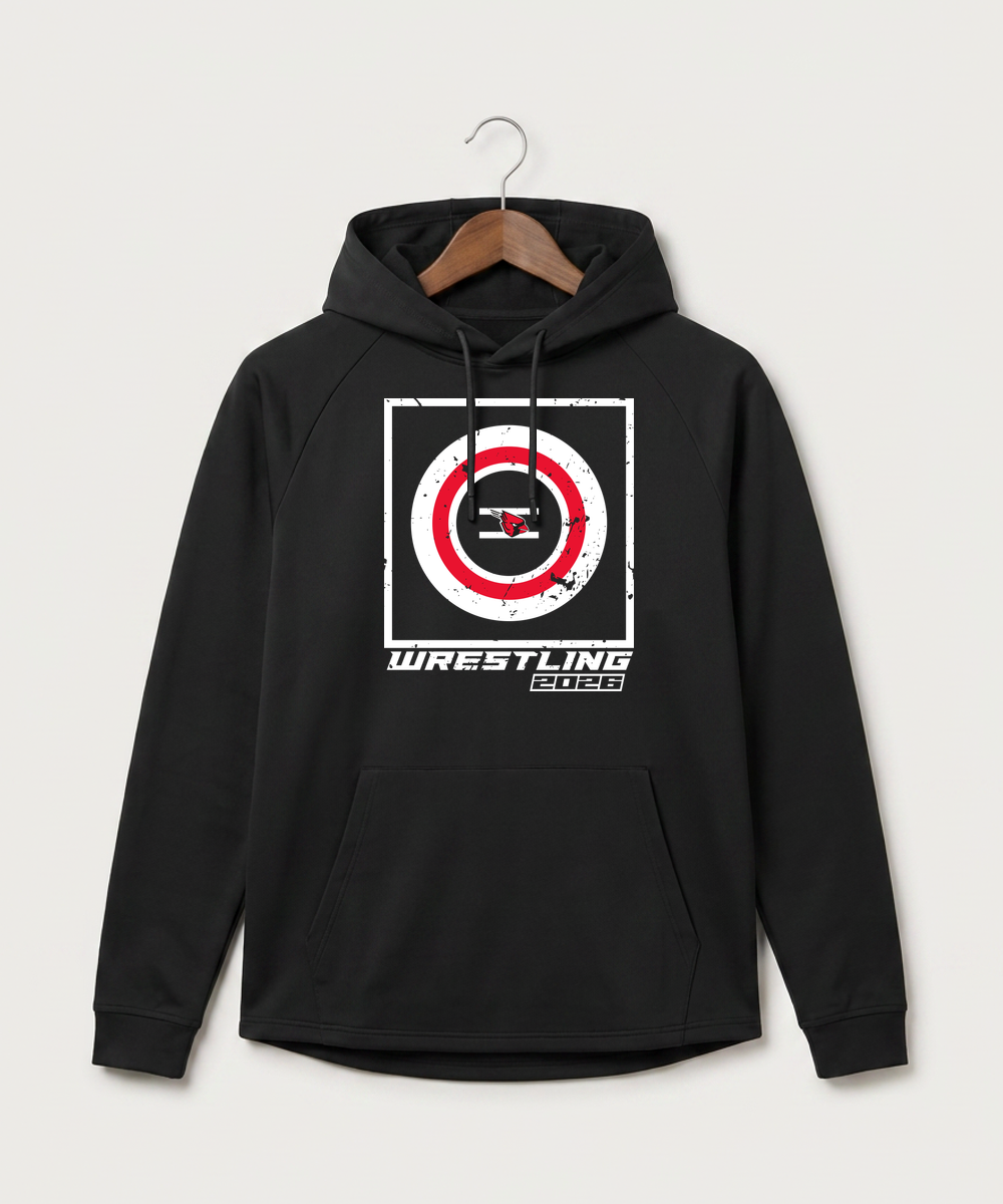 Forreston Wrestling - Black Hoodie - Full Front