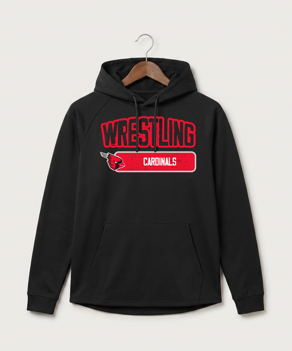 Forreston Wrestling - Black Hoodie - Full Front