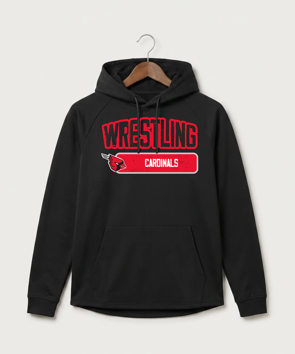 Forreston Wrestling - Black Hoodie - Full Front