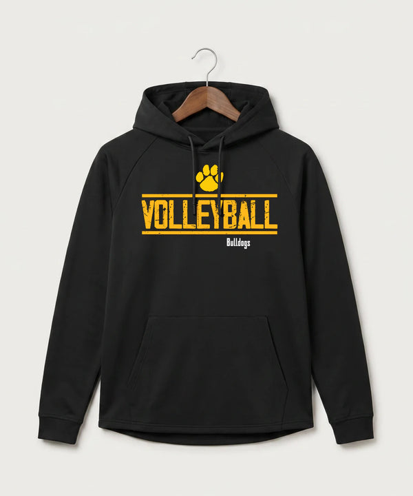 Plainview Elgin Millville H S Volleyball (Girls) - Black Hoodie - Full Front