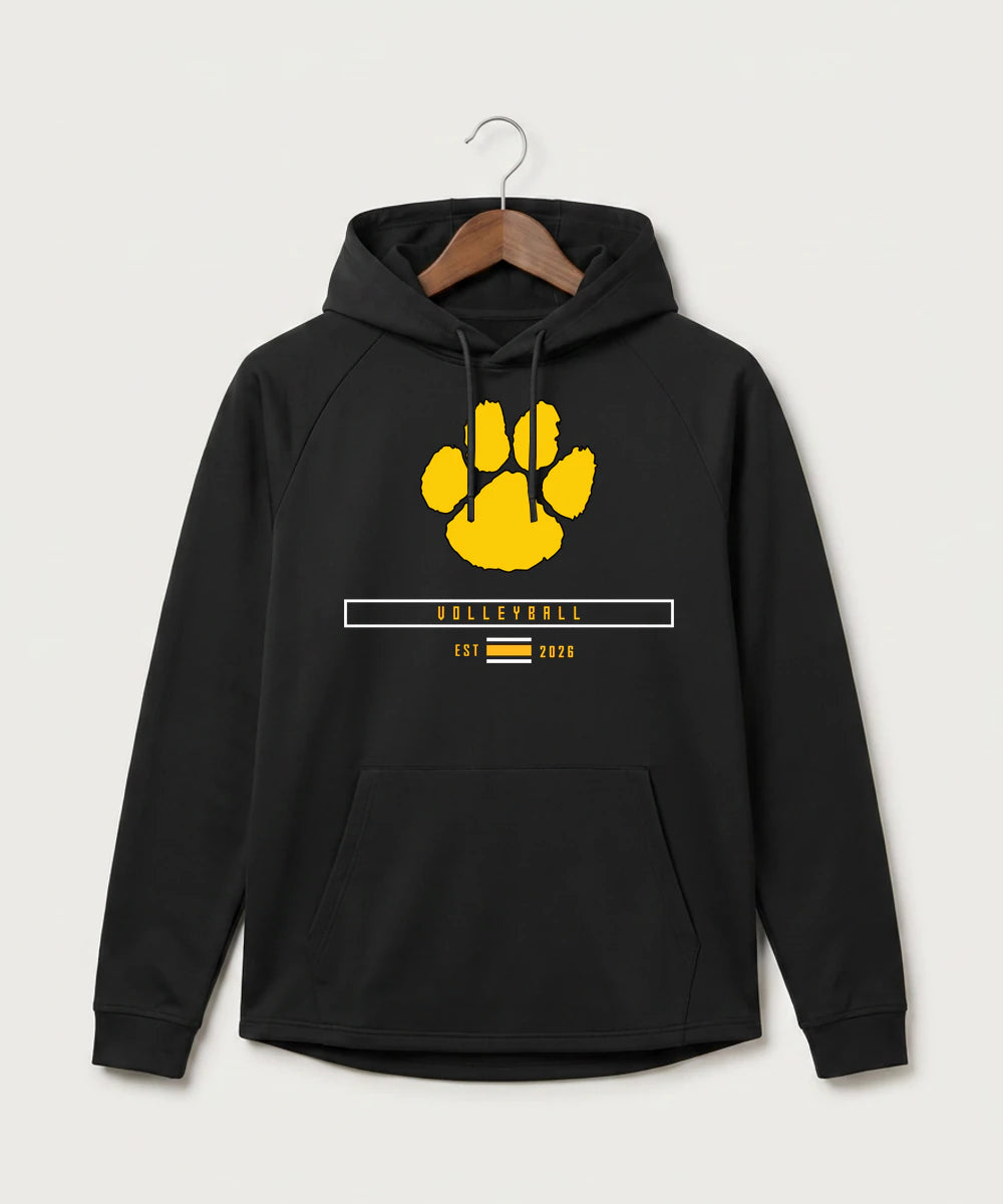 Plainview Elgin Millville H S Volleyball (Girls) - Black Hoodie - Full Front