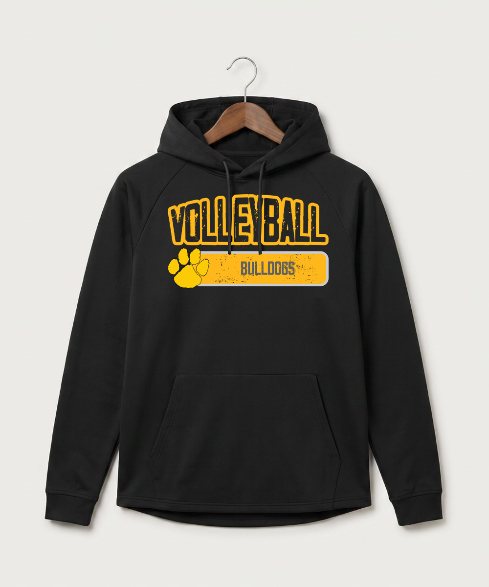 Plainview Elgin Millville H S Volleyball (Girls) - Black Hoodie - Full Front