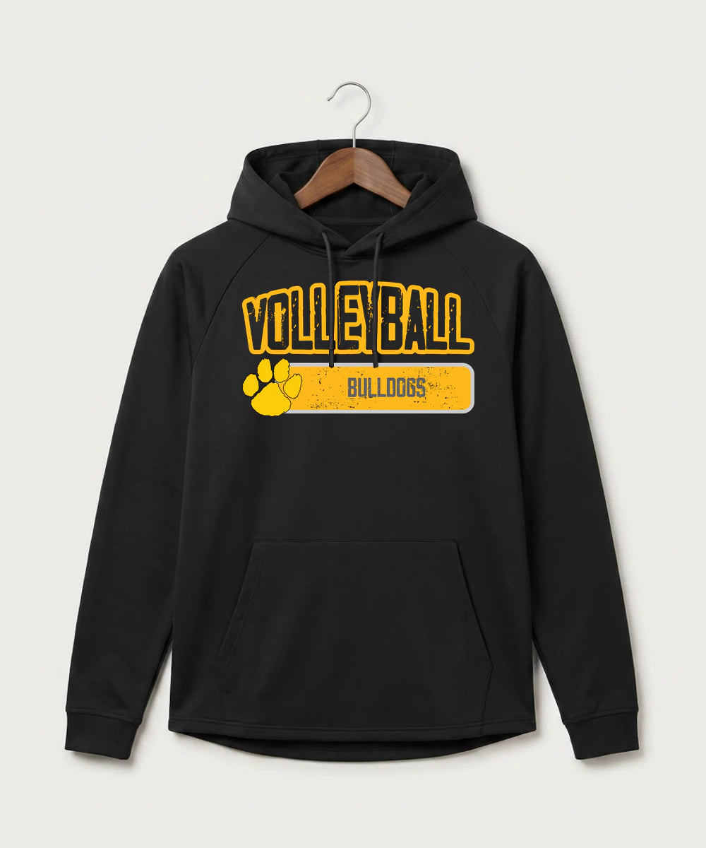 Plainview Elgin Millville H S Volleyball (Girls) - Black Hoodie - Full Front