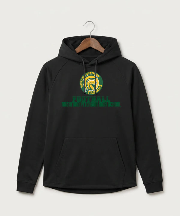 Rushford Peterson High School Football (Boys) - Black Hoodie - Full Front
