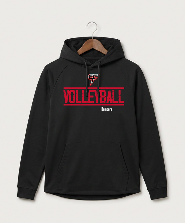 Cannon Falls High School Volleyball (Girls) - Black Hoodie - Full Front