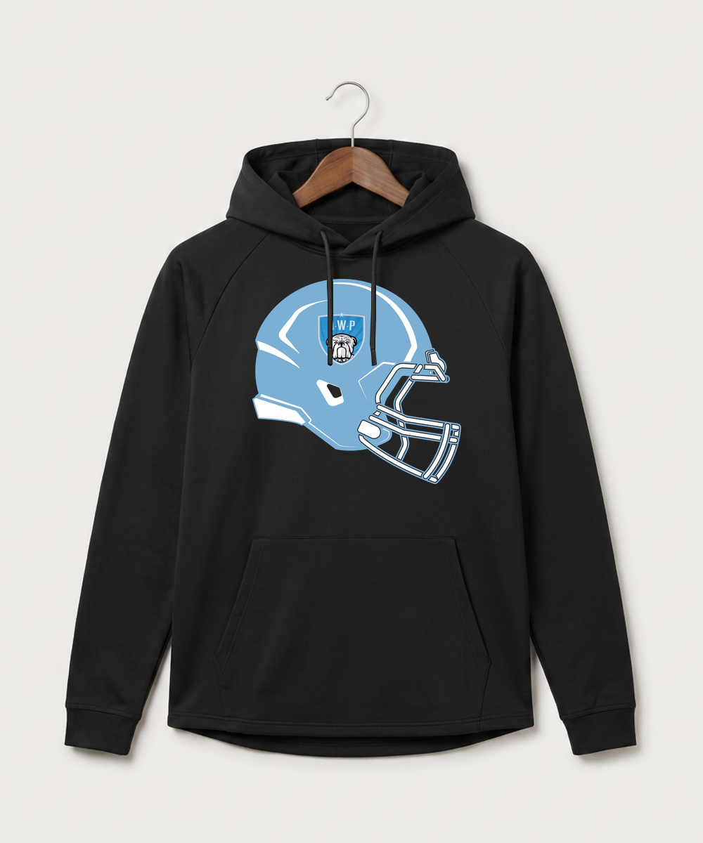 Janesville Waldorf Pemberton Football (Boys) - Black Hoodie - Full Front