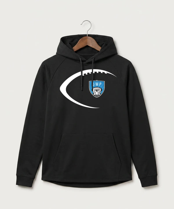Janesville Waldorf Pemberton Football (Boys) - Black Hoodie - Full Front