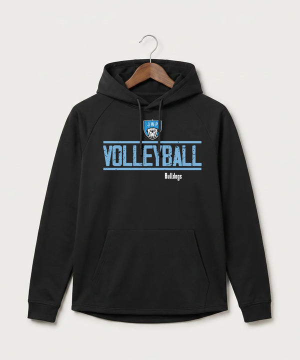 Janesville Waldorf Pemberton Volleyball (Girls) - Black Hoodie - Full Front