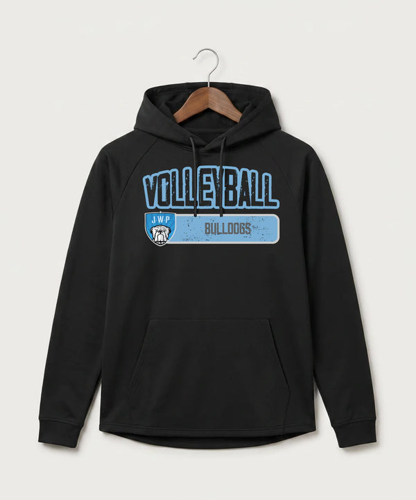 Janesville Waldorf Pemberton Volleyball (Girls) - Black Hoodie - Full Front