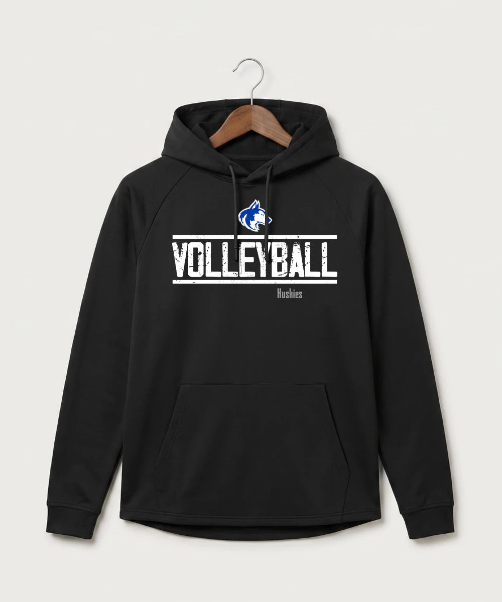 Owatonna High School Volleyball (Girls) - Black Hoodie - Full Front