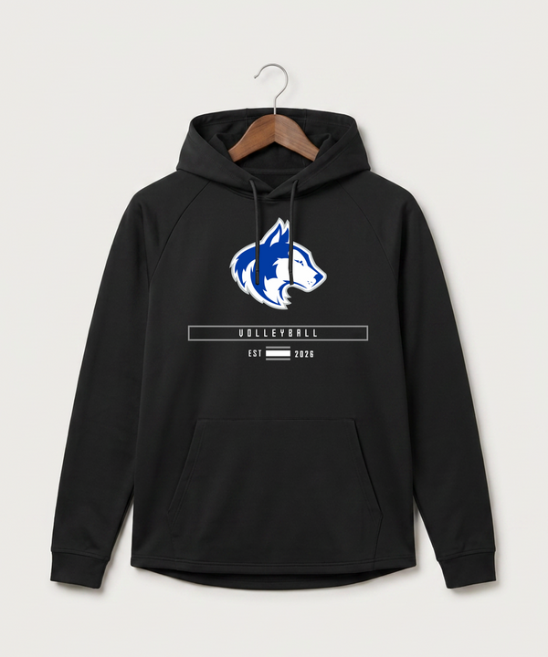 Owatonna High School Volleyball (Girls) - Black Hoodie - Full Front