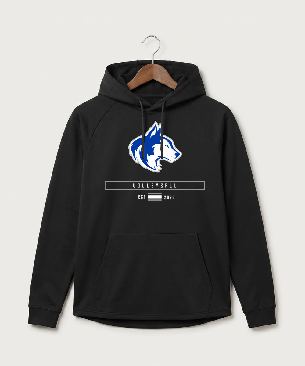 Owatonna High School Volleyball (Girls) - Black Hoodie - Full Front