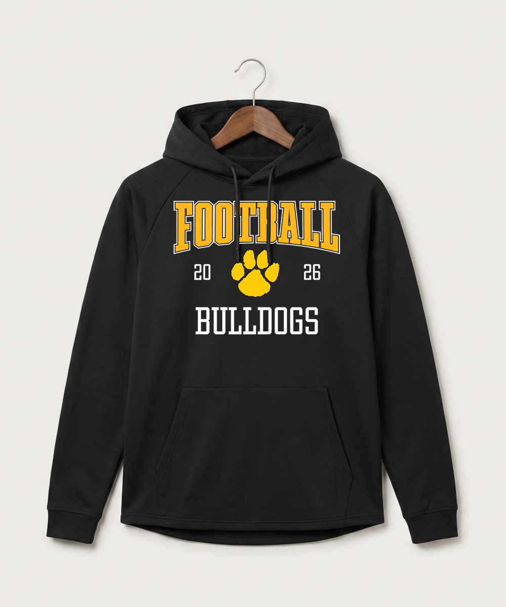 Plainview Elgin Millville H S Football (Boys) - Black Hoodie - Full Front
