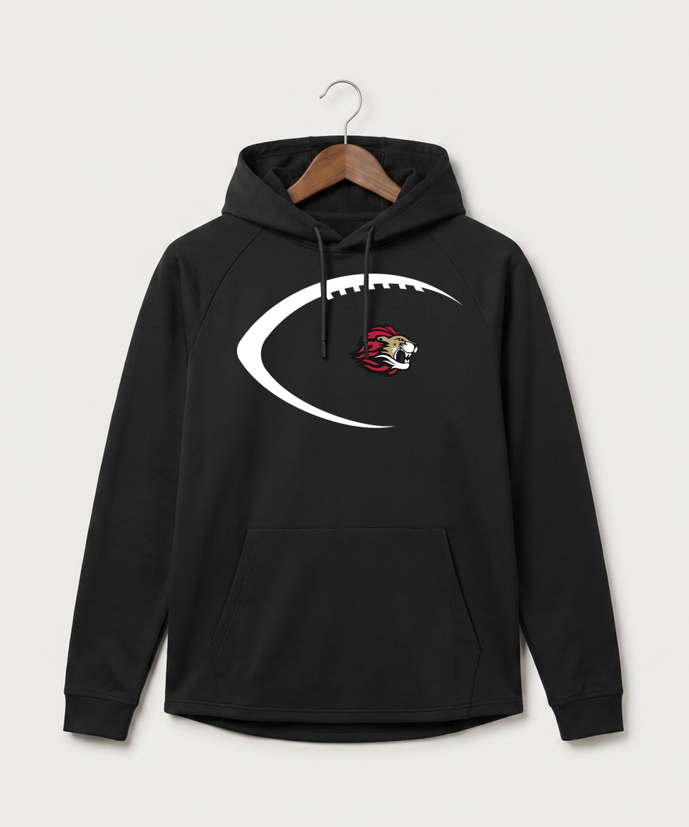 Spring Grove High School Football (Boys) - Black Hoodie - Full Front