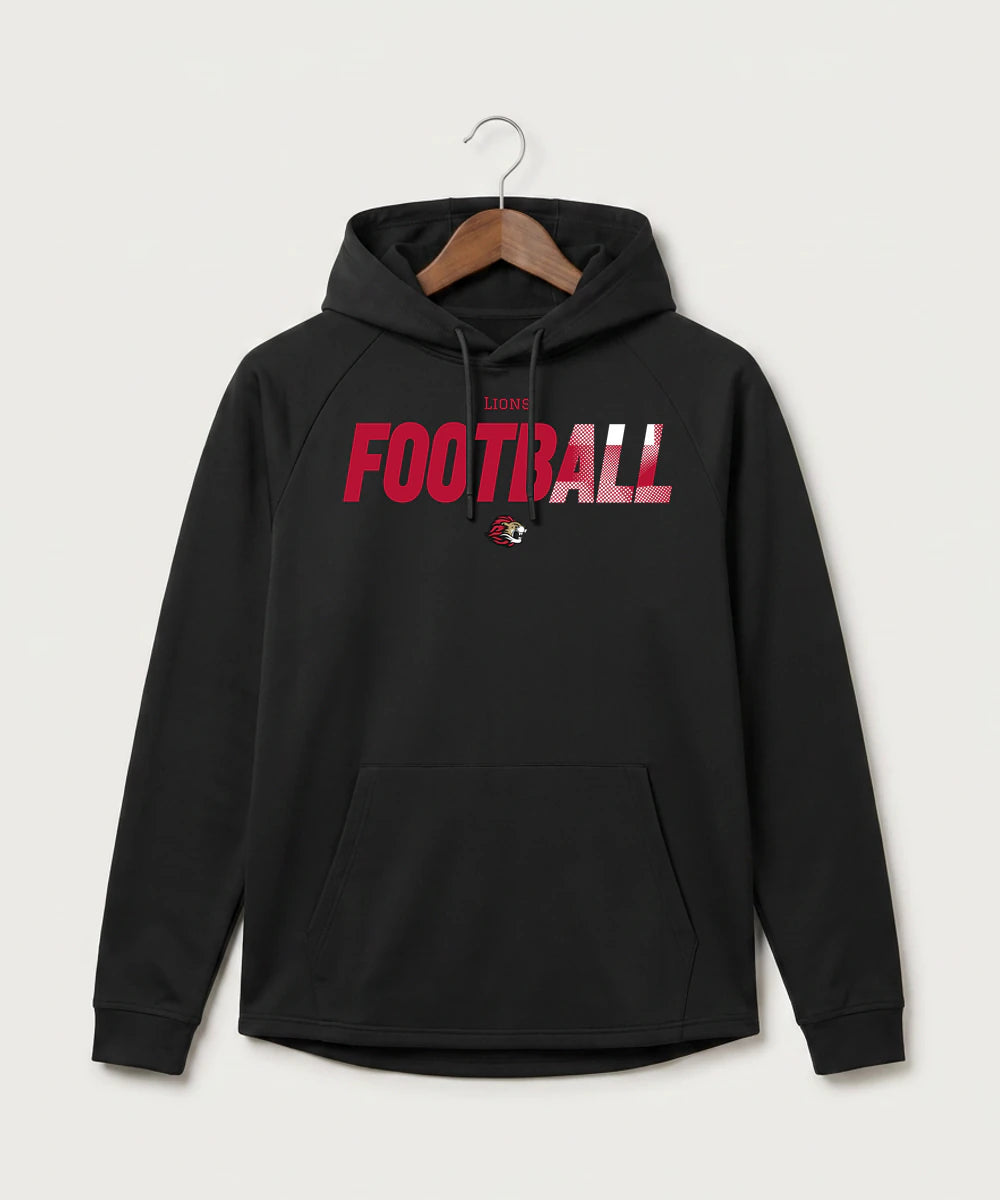 Spring Grove High School Football (Boys) - Black Hoodie - Full Front