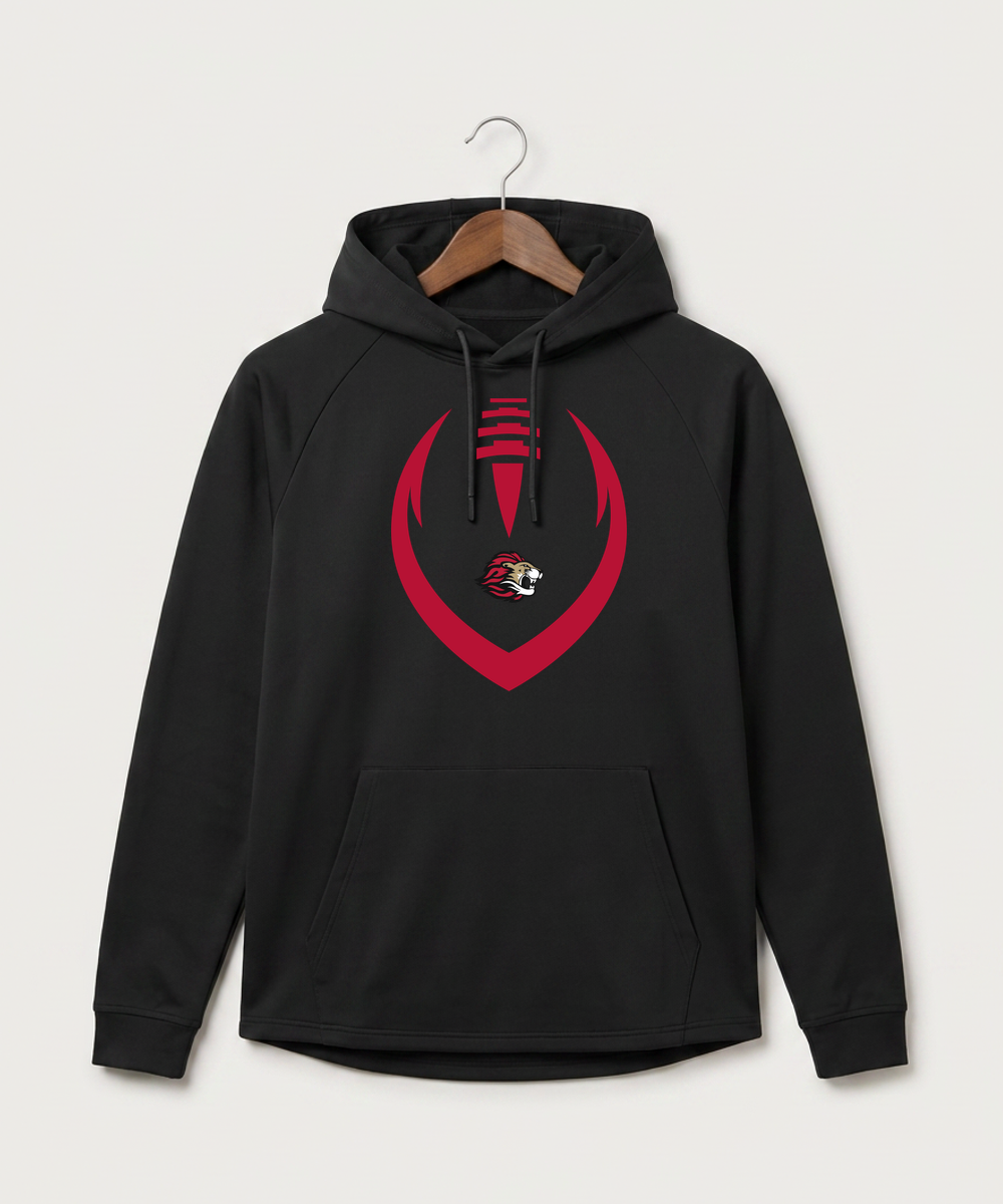 Spring Grove High School Football (Boys) - Black Hoodie - Full Front