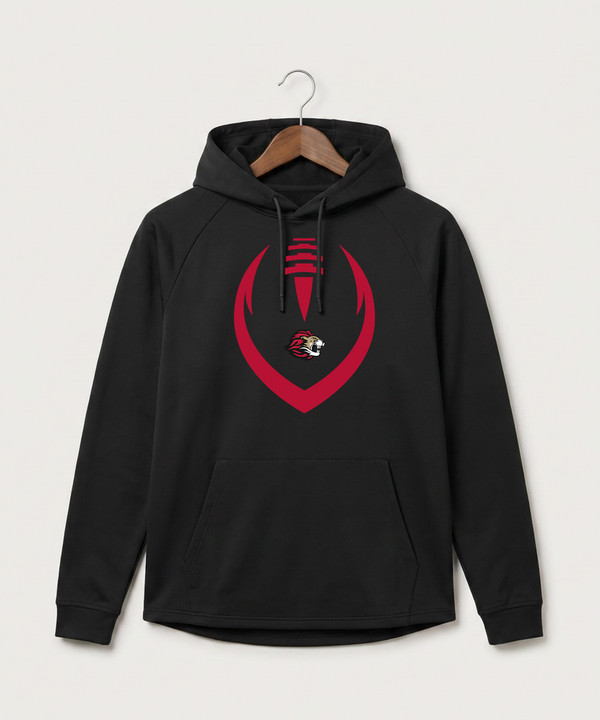 Spring Grove High School Football (Boys) - Black Hoodie - Full Front