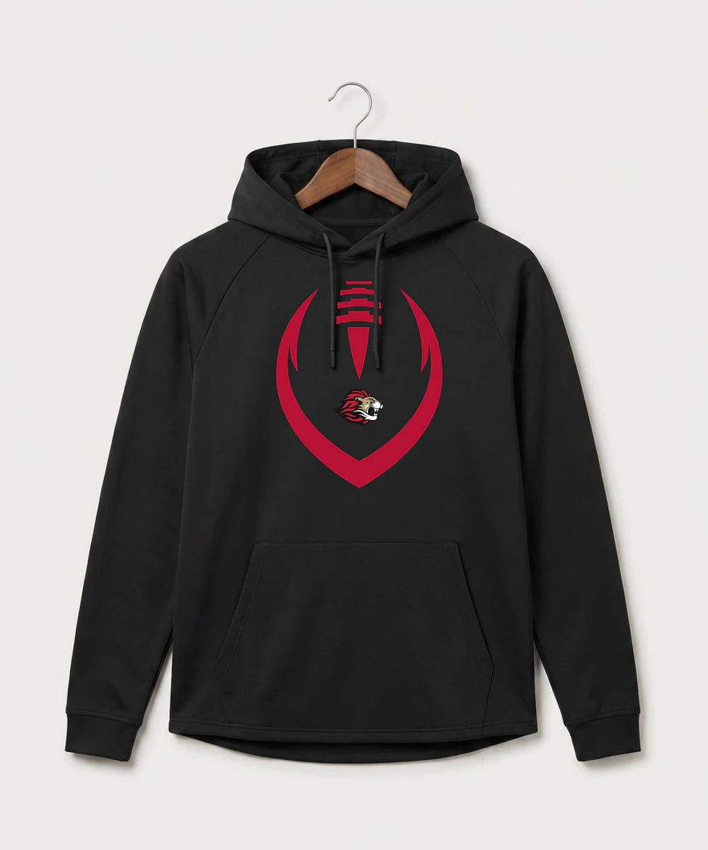 Spring Grove High School Football (Boys) - Black Hoodie - Full Front
