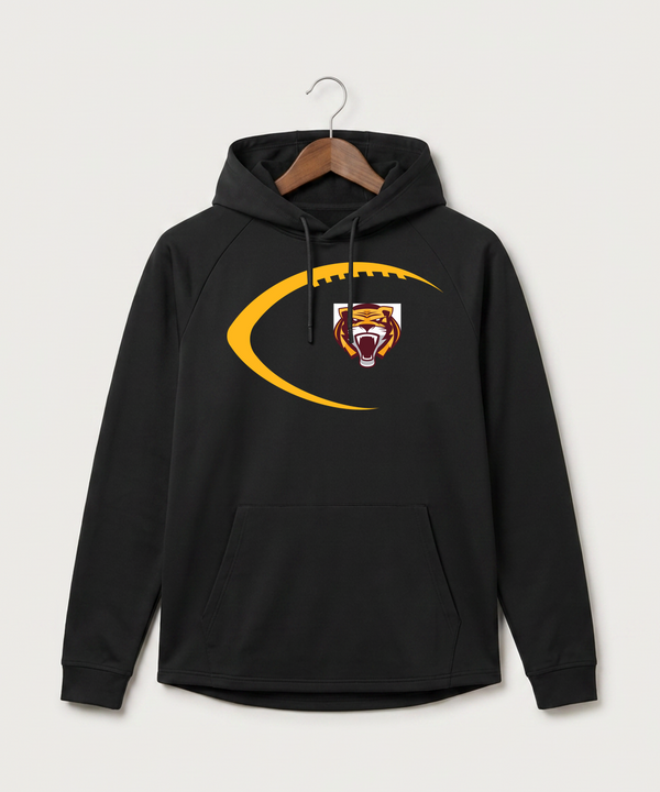 Stewartville High School Football (Boys) - Black Hoodie - Full Front